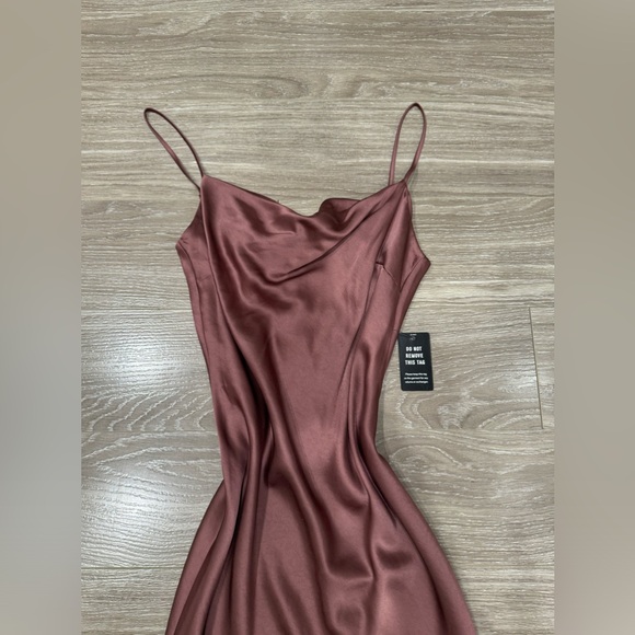 NWT Express Satin Midi Dress - Picture 5 of 10